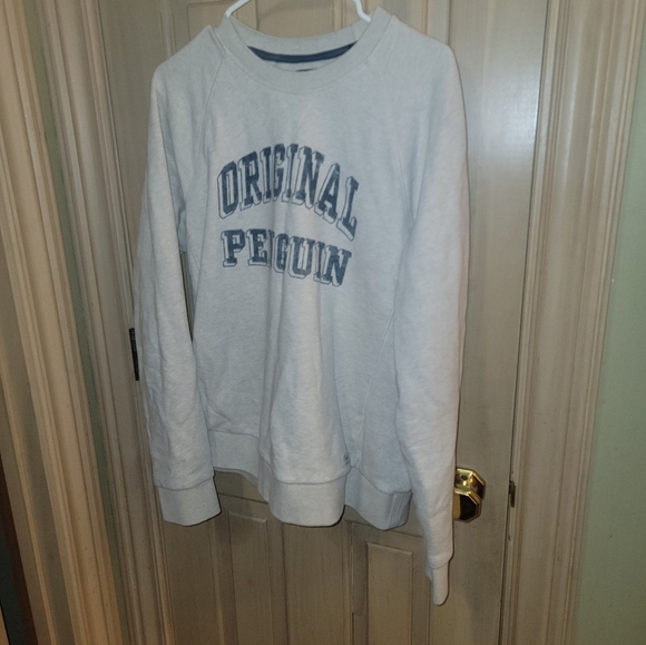 Original Penguin Other - Mens Sz M Original Penguin Beige Athletic Sweatshirt